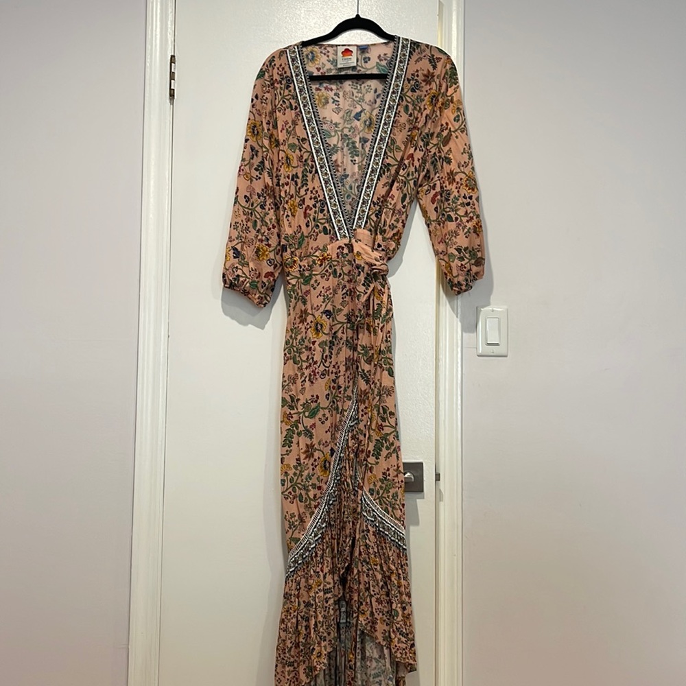 Farm RIO and Anthropologie collab dress . gorgeous floral